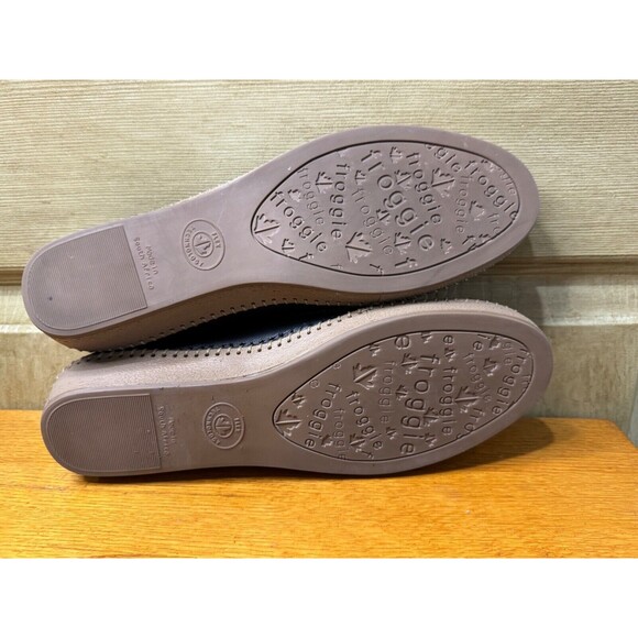 SOUL OF AFRICA Loafers Flats Black Leather Size Lucceil Dalia 10 M NEW - Picture 6 of 7